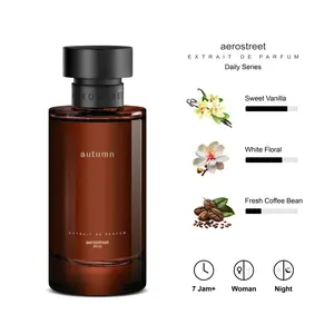 Aerostreet Parfum Daily Autumn Aroma Sweet Vanilla White Floral Fresh Coffee Bean - Extrait De Parfum PF003 Parfum Wanita
