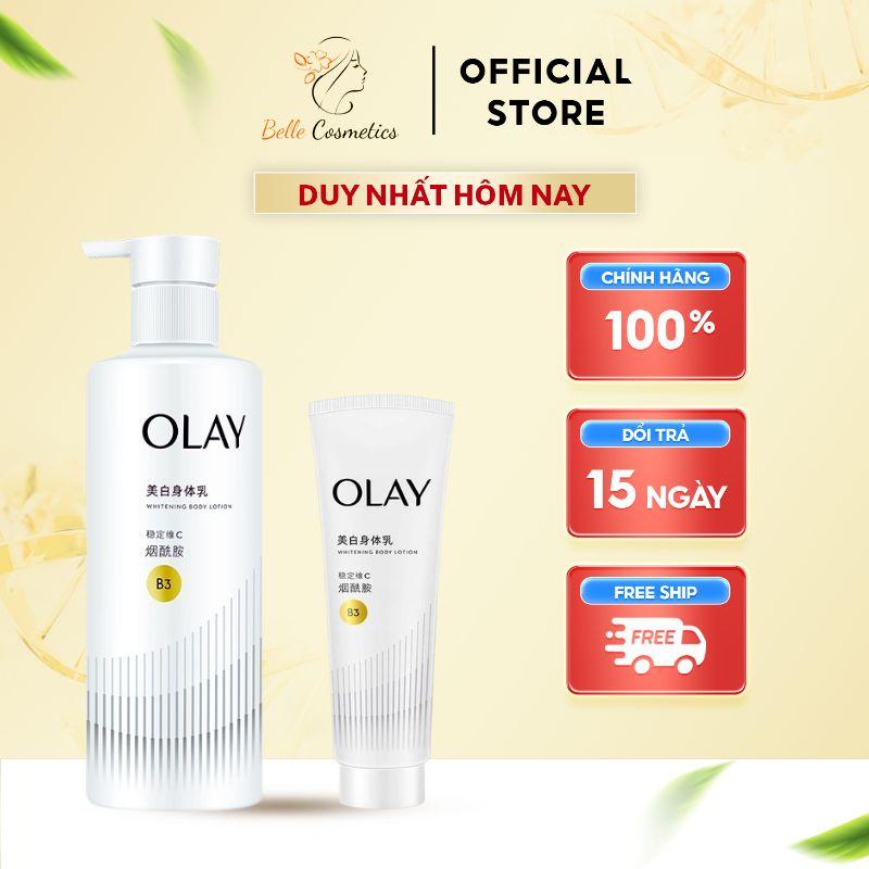 Sữa dưỡng thể Olay B3 Whitening hỗ trợ làm trắng da, dưỡng ẩm toàn thân Dưỡng Da Body