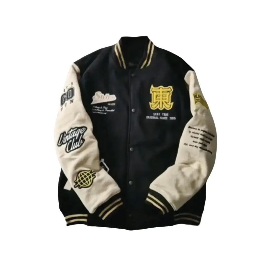 Jaket Varsity Baseball Full Bordir - Jaket Bomber Varsity - Fashion Untuk Pria / Wanita Dan Anak Anak - Terbaru