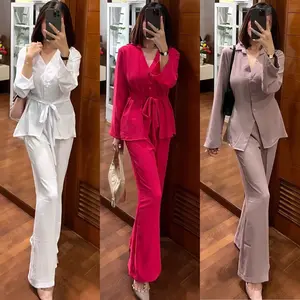 Setelan Cutbray Wanita Kekinian One Set Outfit Cewek Setelan Crinkle Airflow Premium One Set Busui Setelan Tali Samping