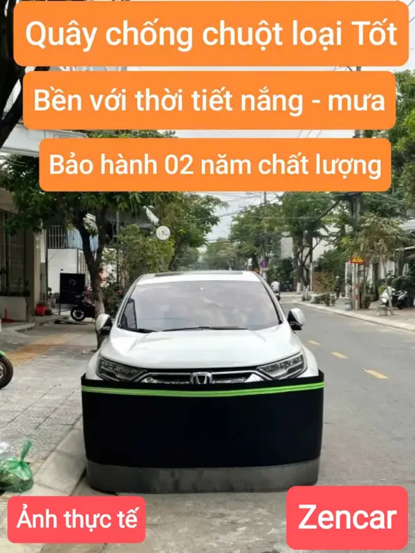 [Tặng Khóa] Quây lưới chống chuột ô tô 6