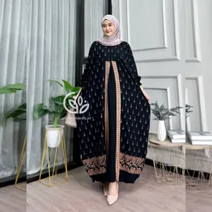 Kaftan Sakina Busui Super Jumbo LD 170 Batik Rayon Premium Adem Tebal Nyaman