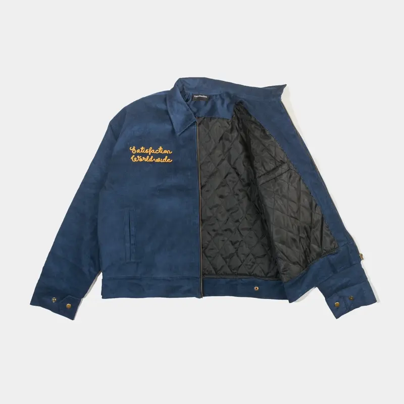 Satisfaction Work Jacket Corduroy W.R.W.D Navy 4