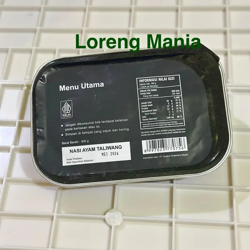RANSUM NASI ECER NARAGA JATAH TNI EXP SEP-DES 2026 - Shop | Tokopedia
