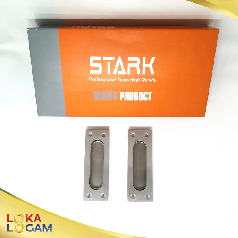 Tarikan Pintu Dorong / Tanam / Geser Stainless Stark per Kotak 0