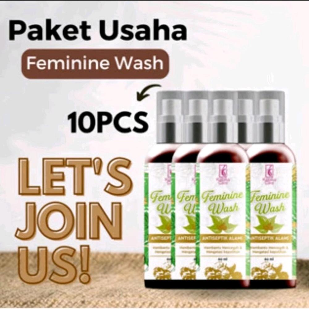 PAKET USAHA 10 PCS FEMININE WASH KALPIKA Manjakani Keputihan Kewanitaan Pencerah