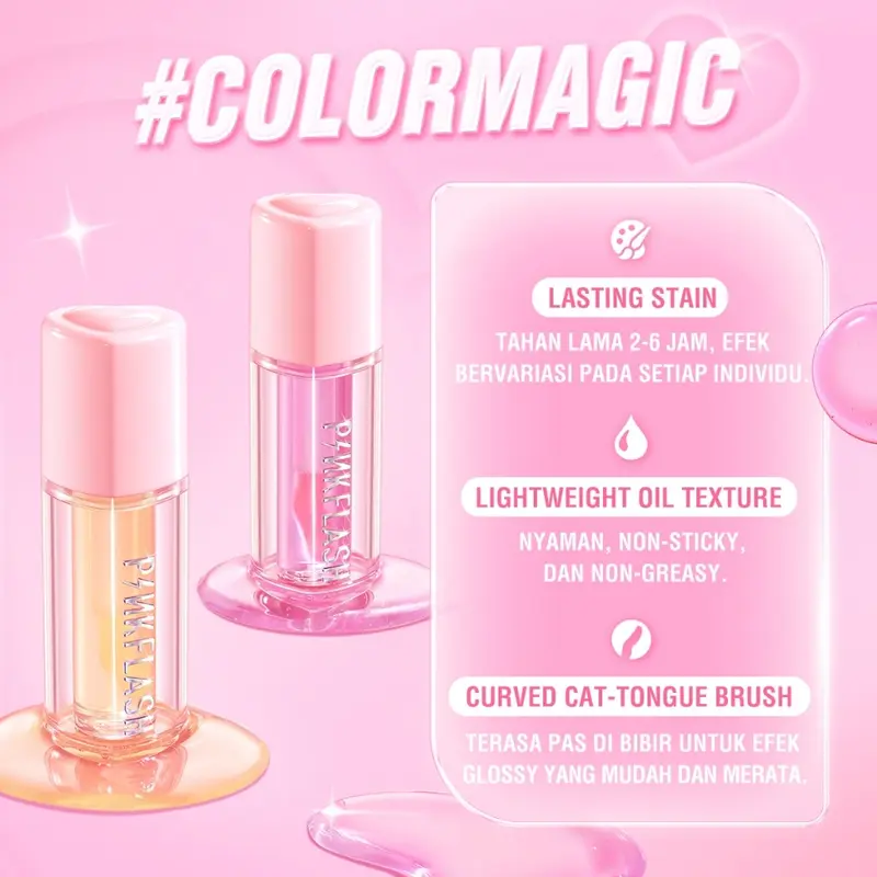 [BUY 1 GET 1] PINKFLASH Hydrating Plumy Lip Oil Color Changing Lip Balm Glossy Lasting PFL30 7