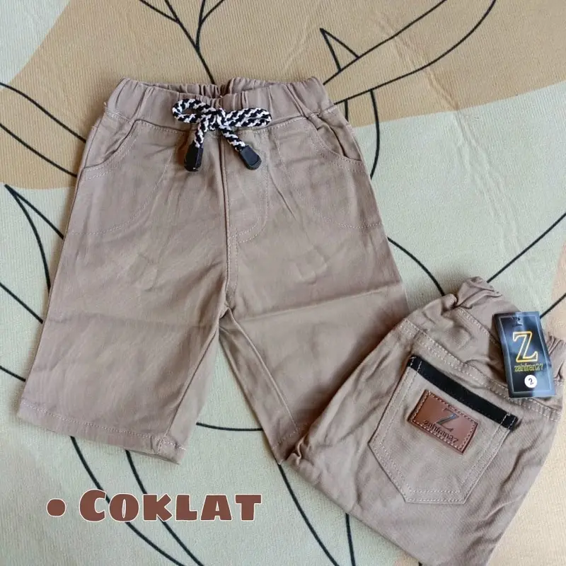 Celana Anak Celana Pendek Chino anak laki-laki  katun usia 3bln-8tahun | Yan_shop.id 0