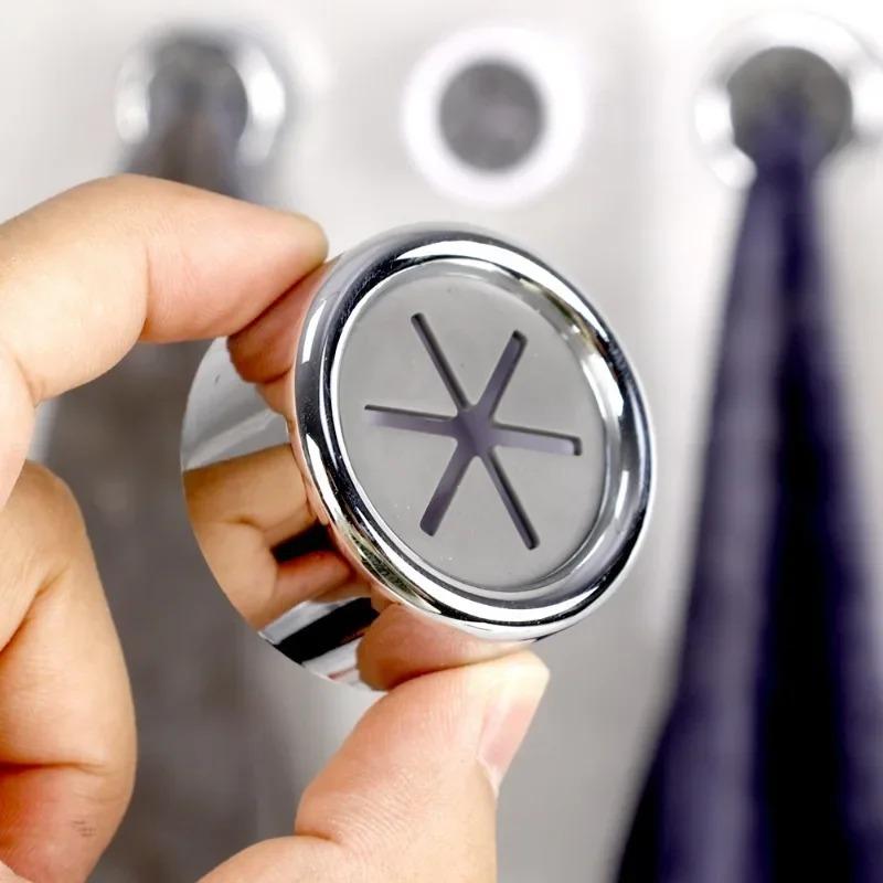 Product Introduction of 5pcs Self Adhesive Towel Plug Holder Wall Mounted Bathroom Organizers Towel Hooks Storage Rack Kitchen Rags Dishcloth Clips 8