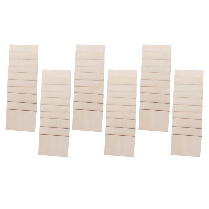 60 Rectangular Wood Pieces 5