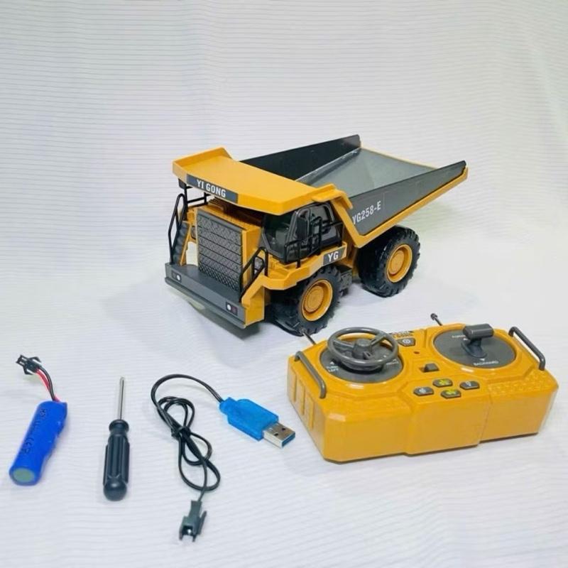 Đồ Chơi Xe Ben Điều Khiển Công Trình – Pin Sạc Remote 2.4GHz