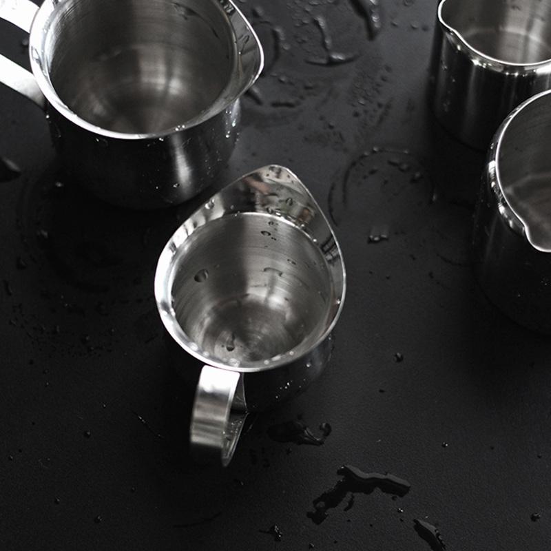 Product Introduction of Coffee Milk Frothing Jug Latte Espresso Coffee Jug Art Milk Frother Pitcher Stainless Steel Measurement Jug Espresso Barista Tool Coffee Accessories 27