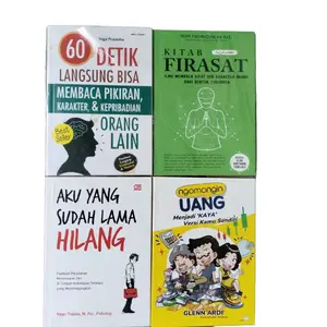 paket 4 buku best seller : 60 DETIK,KITAB FIRASAT,YANG LAMA HILANG,NGOMONGIN UANG