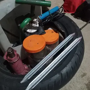 2Pcs 30cm Alat Congkelan Ban Batang Pengungkit Ban Mobil Alat Congkel Cungkil Lepas Ban Mobil Sepeda Motor