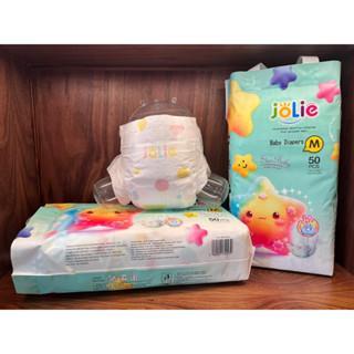combo 2 bịch 100 miếng dán JOLIE loại 1 đủ size S M L tã lót cho trẻ sơ sinh