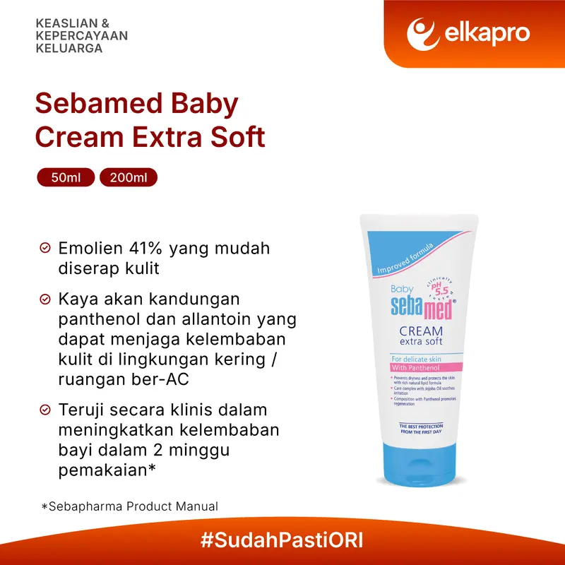 Sebamed Baby Cream Extra Soft - Krim Bayi untuk Kulit Sensitif, Eksim, dan Alergi 1
