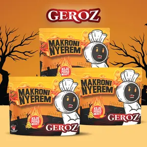 Geroz - Makroni Nyerem - Rasa Keju Pedas isi 3