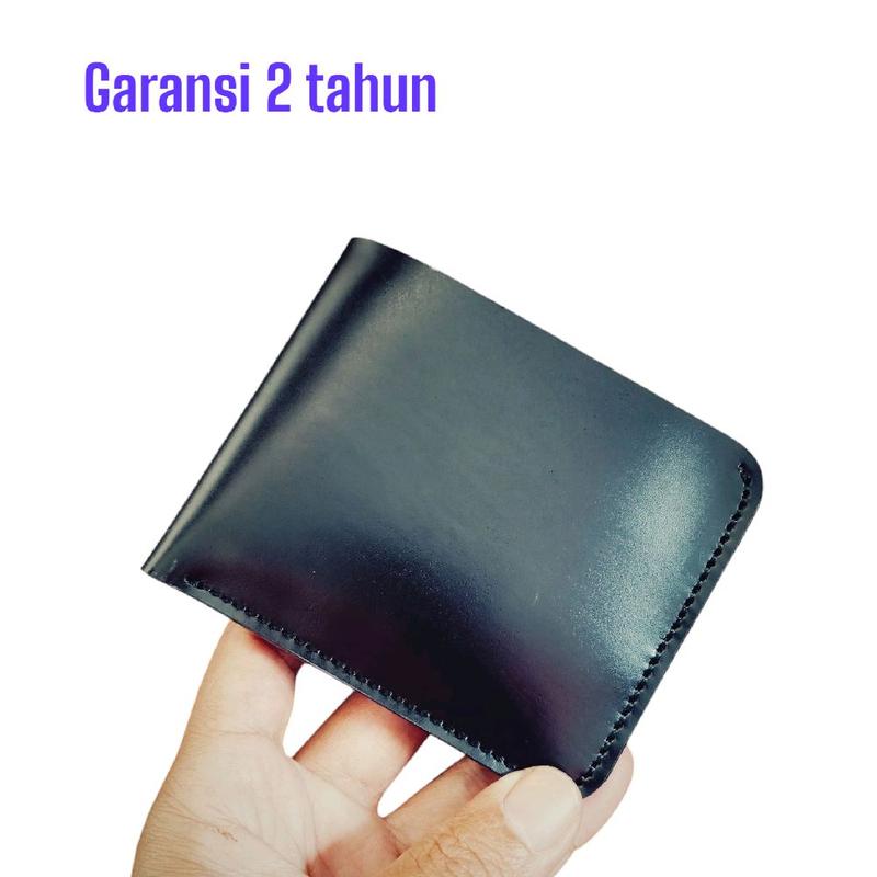 Dompet Pria Kulit Asli Dompet lipat Uang Hitam 1
