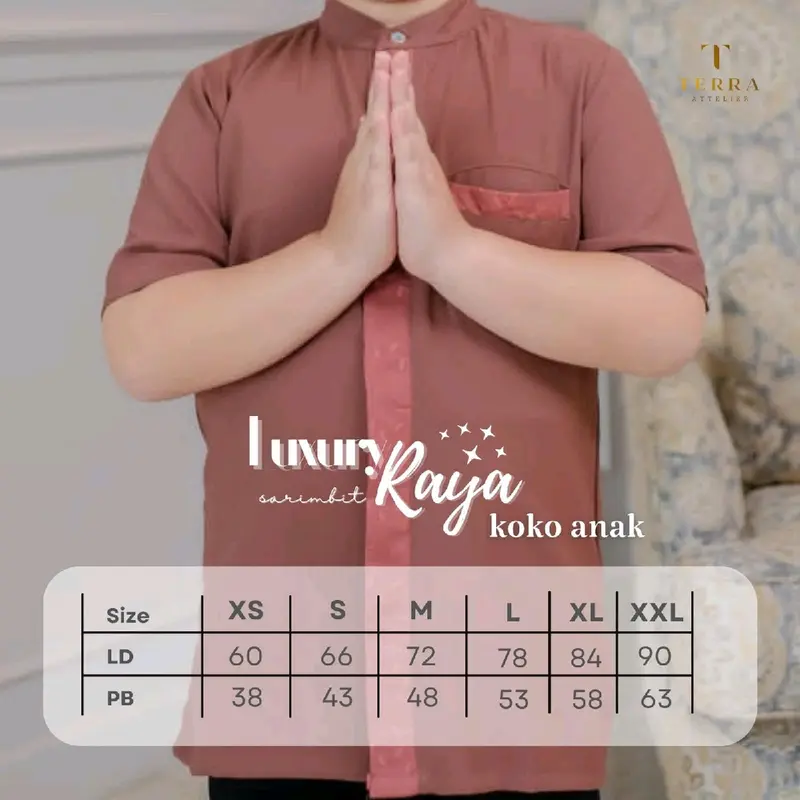 Luxury Raya  Sarimbit Muslim Gamis Lebaran Setelan Wanita Pasangan 5