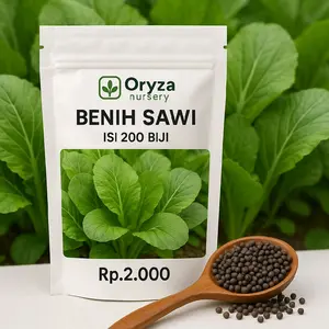 Repack-Benih sawi unggul caisim isi 200 biji bisa COD