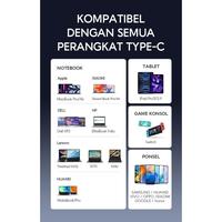 Gambar VIVAN VDCC120 KABEL DATA LED USB TYPE-C TO USB TYPE-C FAST CHARGING dari btgcom Kota Denpasar 5 Tokopedia