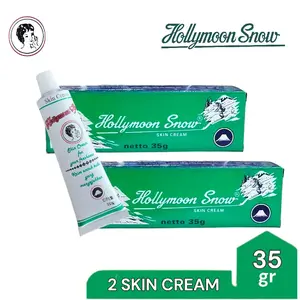 Hollymoon Snow Cream Pencerah Wajah 2pcs x 35gr
