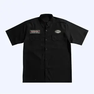 Kemeja Workshirt Unconquerable short sleevet - Workshirt Unisex | EWV trucker jacket