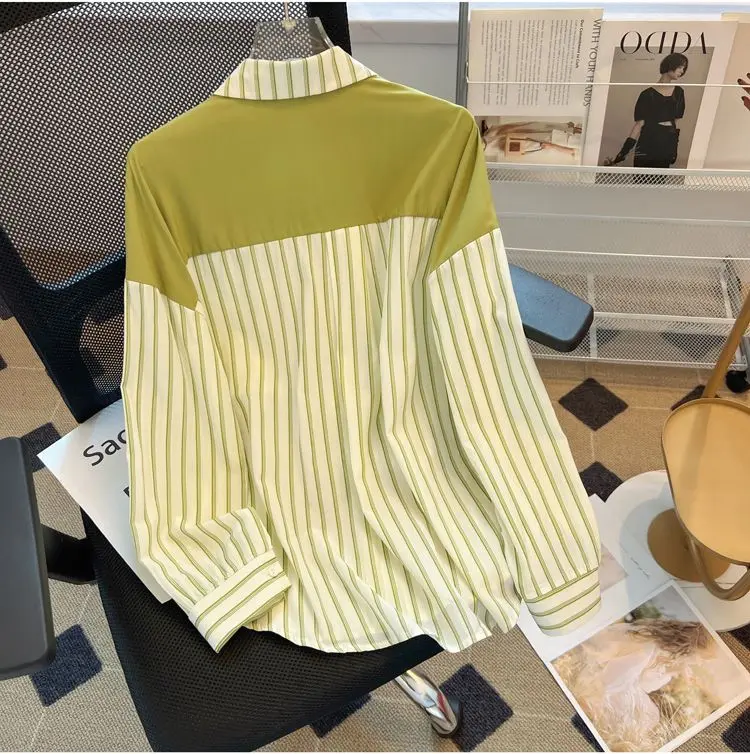 Áo Sơ Mi Dài Tay Áo Dáng Rộng, Dành Cho Nữ 8