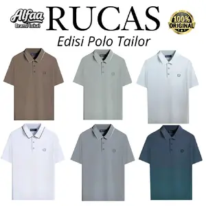 100% Original Rucas Polo Tailor edition Brown Navy dark green free paperbag