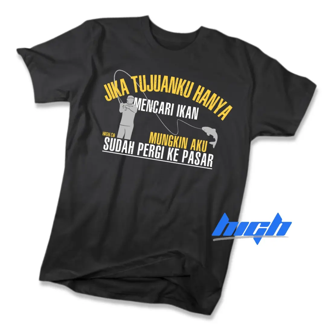 TSHIRT KAOS MANCING / KAOS MOTIVASI / KATUN COMBED 24S
