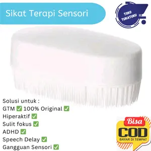Sikat Terapi Sensori Integrasi Okupasi Anak Therapressure Sensory Brush Bulu Halus