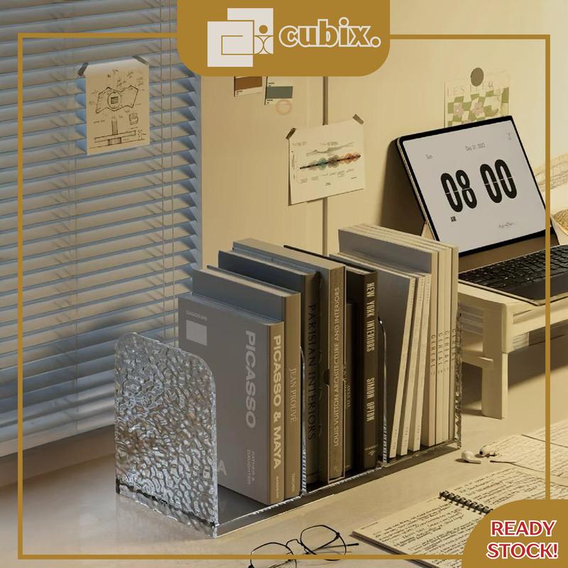 Cubix PET Material Desktop Book Storage Transparent Book Stand - TikTok ...
