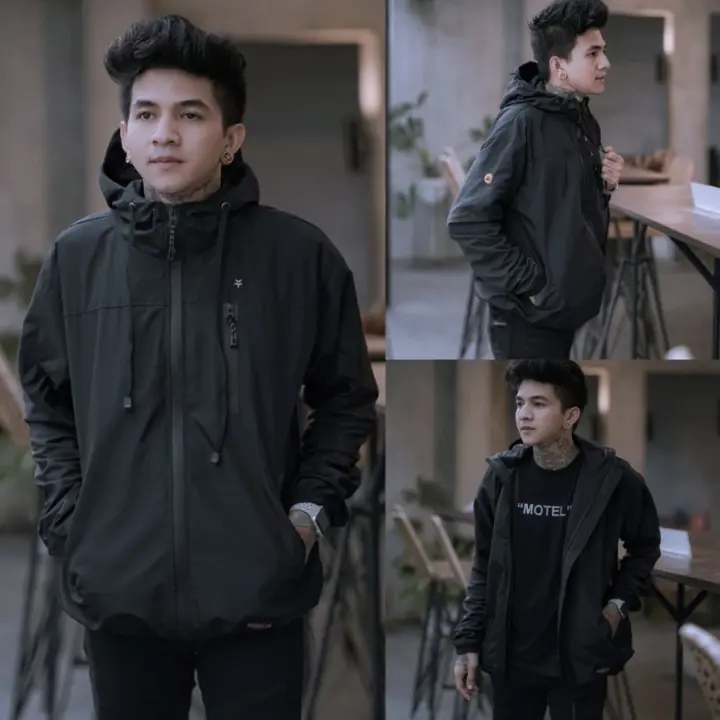Jaket Cowok Parasut WP Terbaru / Jaket Taslan Outdoor Pria Waterproof