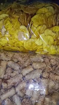 Product Review of paket bundling 1 kg keripik pisang kepok gurih & sumpiah abon udang Camilan Snack from p**n 0