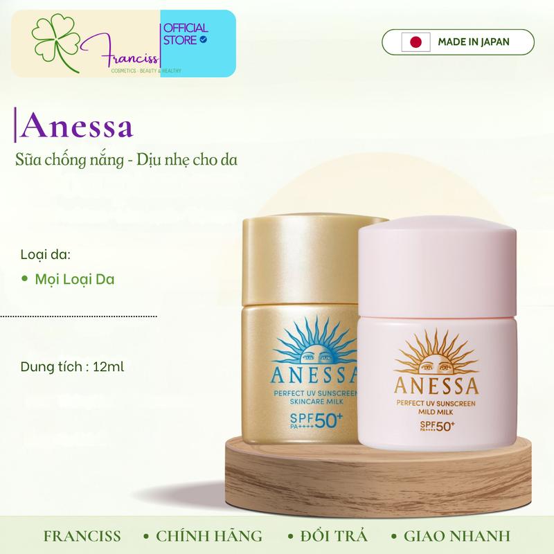 Kem Chống nắng Anessa Perfect UV Sunscreen SPF50+ PA ++++ Hỗ Trợ Kiềm Dầu, Bảo…