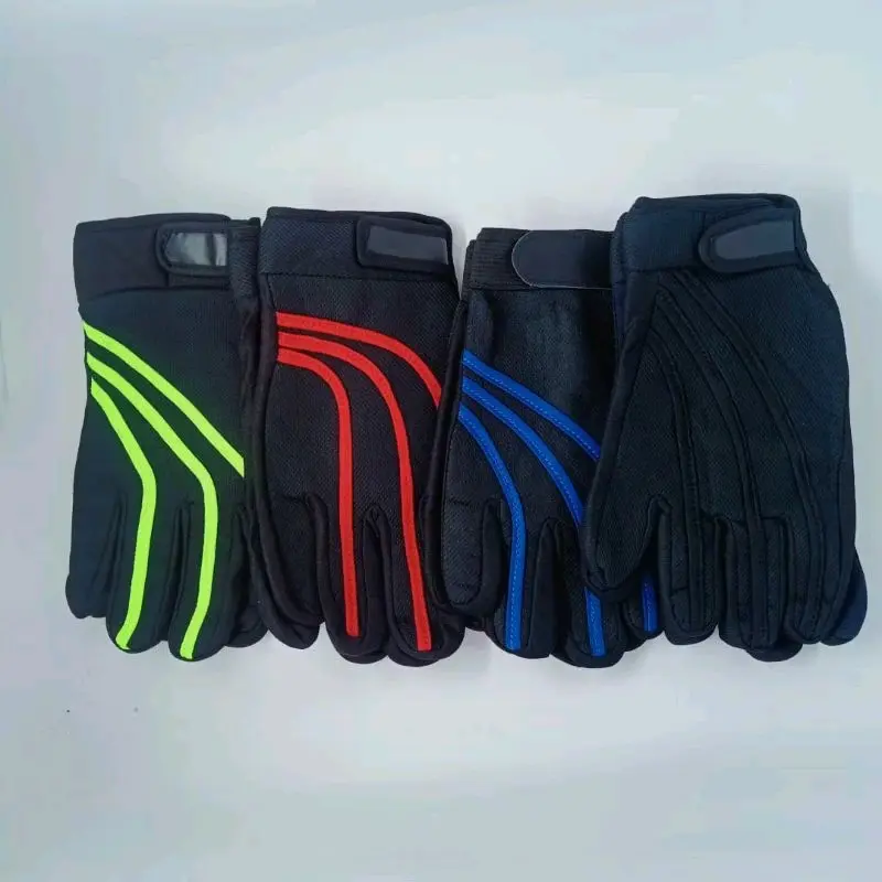 Sarung Tangan Motor List Warna Panjang dan Pendek - Ideal Untuk Pengendara Motor - Motorcycle reading Pria 2