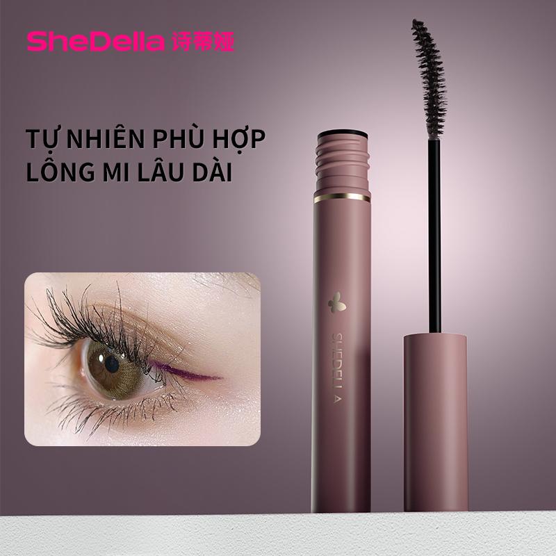 【SHEDELLA Chính hãng COD Mascara "Bướm Nhỏ" Nhẹ làm phồng khô nhanh chống thấm nước giữ nếp cong lâu không lem không vón cục 7g