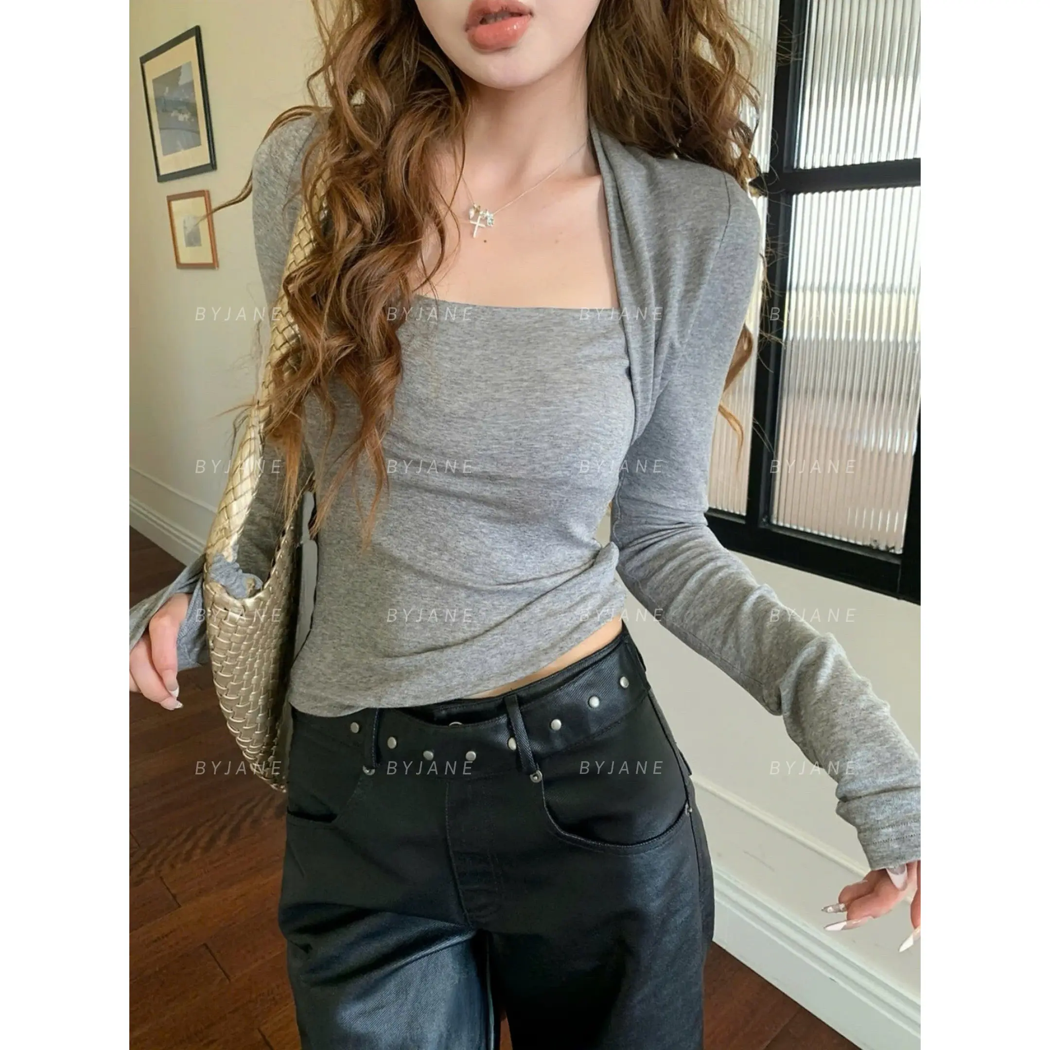 ( XẢ KHO ) Áo ôm Body Cúp Ngực Nhún Eo Dài Tay Cotton Lông mịn Siêu Co Dãn BYJANE -755 | BigBuy360 - bigbuy360.vn