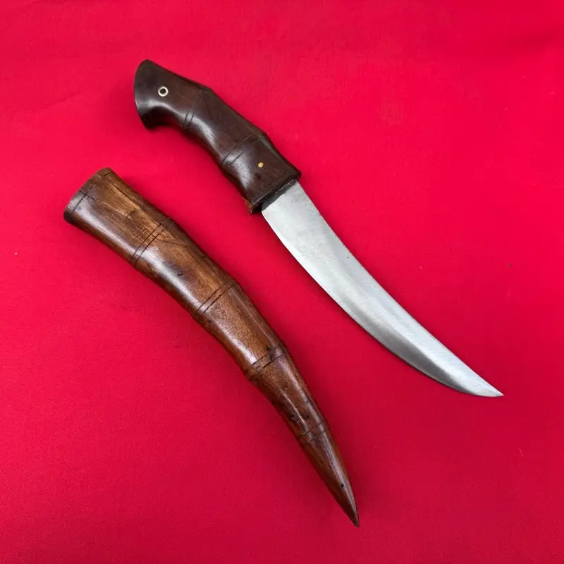 Pisau Dapur Jambia Motif Cacing untuk Potong Buah, Sayur, dan Daging - Kitchenware 1