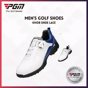 PGM Mens Golf Shoe FITGO Knob Lace Golf Men Shoes Anti Slip Anti Air sepatu