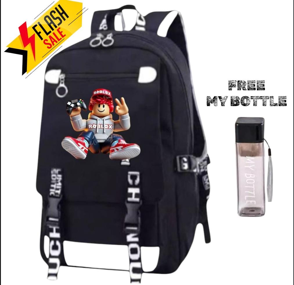 BACKPACK ANAK SEKOLAH ROBLOX SERIES - TAS ANAK LAKI LAKI PEREMPUAN BONUS 3 ITEM - RANSEL SEKOLAH ANAK COWOK CEWEK GAMES ROBLOX