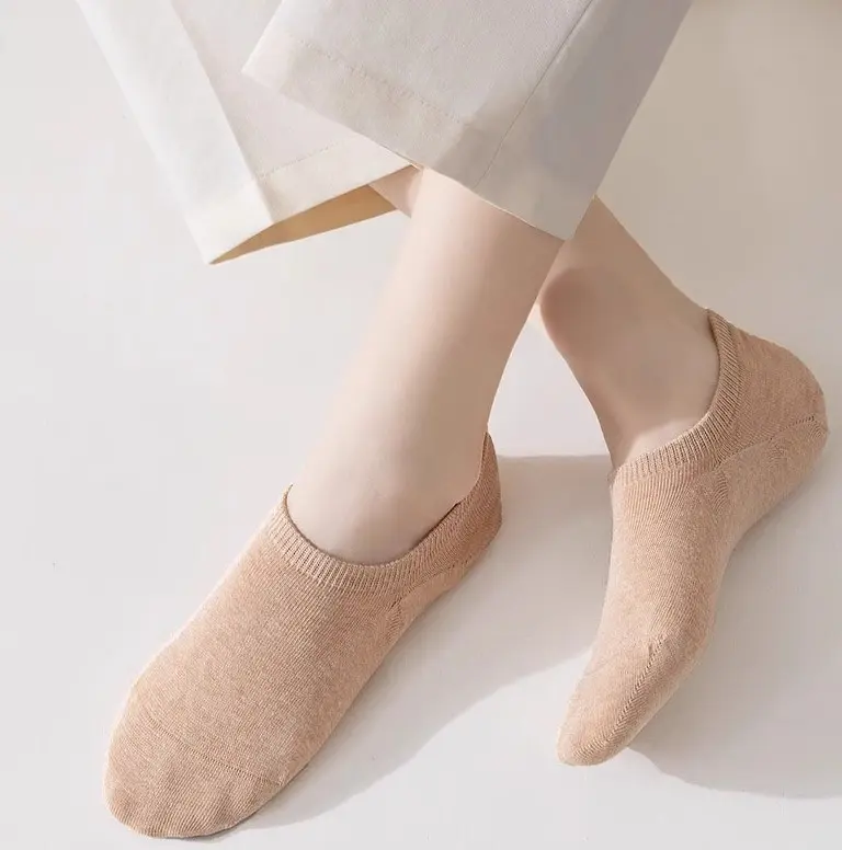 kaos kaki pendek semata kaki wanita polos hidden Women socks - Kaus Kaki Katun Abg Korean Japanese Sock Bawah mata kaki AP10 2