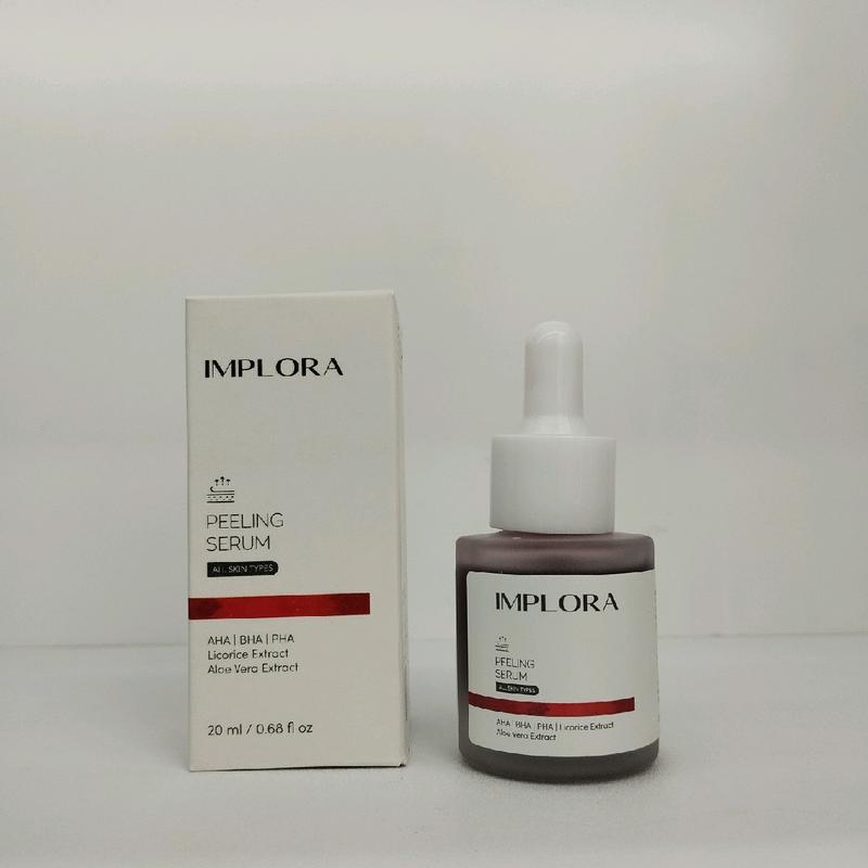 Implora Paket 2in1 Pelling Serum 20ml dan Sunscreen SPF 40 Mencerahkan Perawatan Vitamin Berminyak Wajah 3