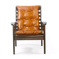 Gambar Lounge Chair / Kursi Malas - DJALOU - Walnut - Gloss Finish - Hijau dari kaisugih Kab. Bandung 2 Tokopedia