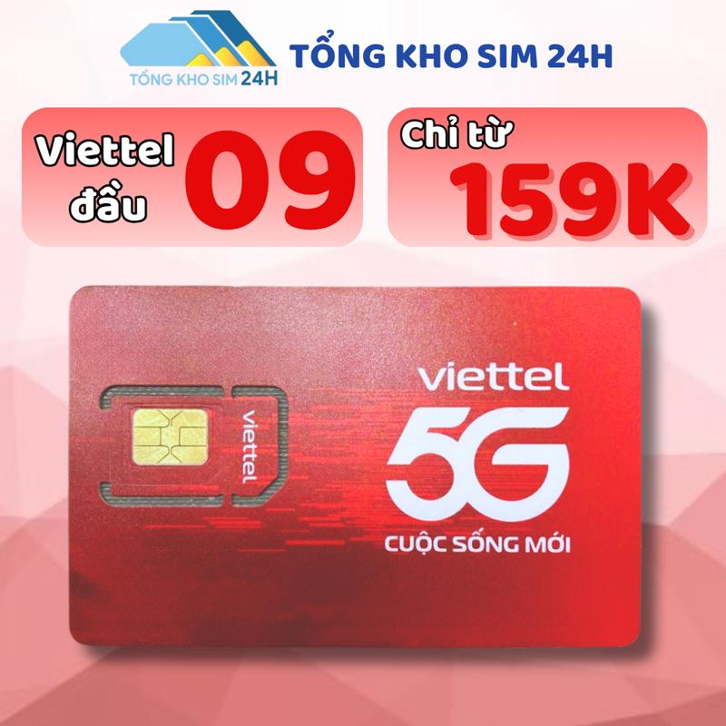 Sim Trả trước Viettel Giá Rẻ Đầu 09 Giá Chỉ Từ 159k sim dễ nhớ được đăng kí chính chủ