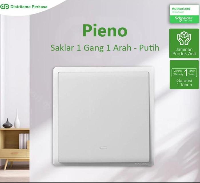 Gambar Schneider Pieno Saklar Lampu 1 Gang 1 Arah White - E8231L1F_WE_G3 dari DP Electric Kota Tangerang Tokopedia