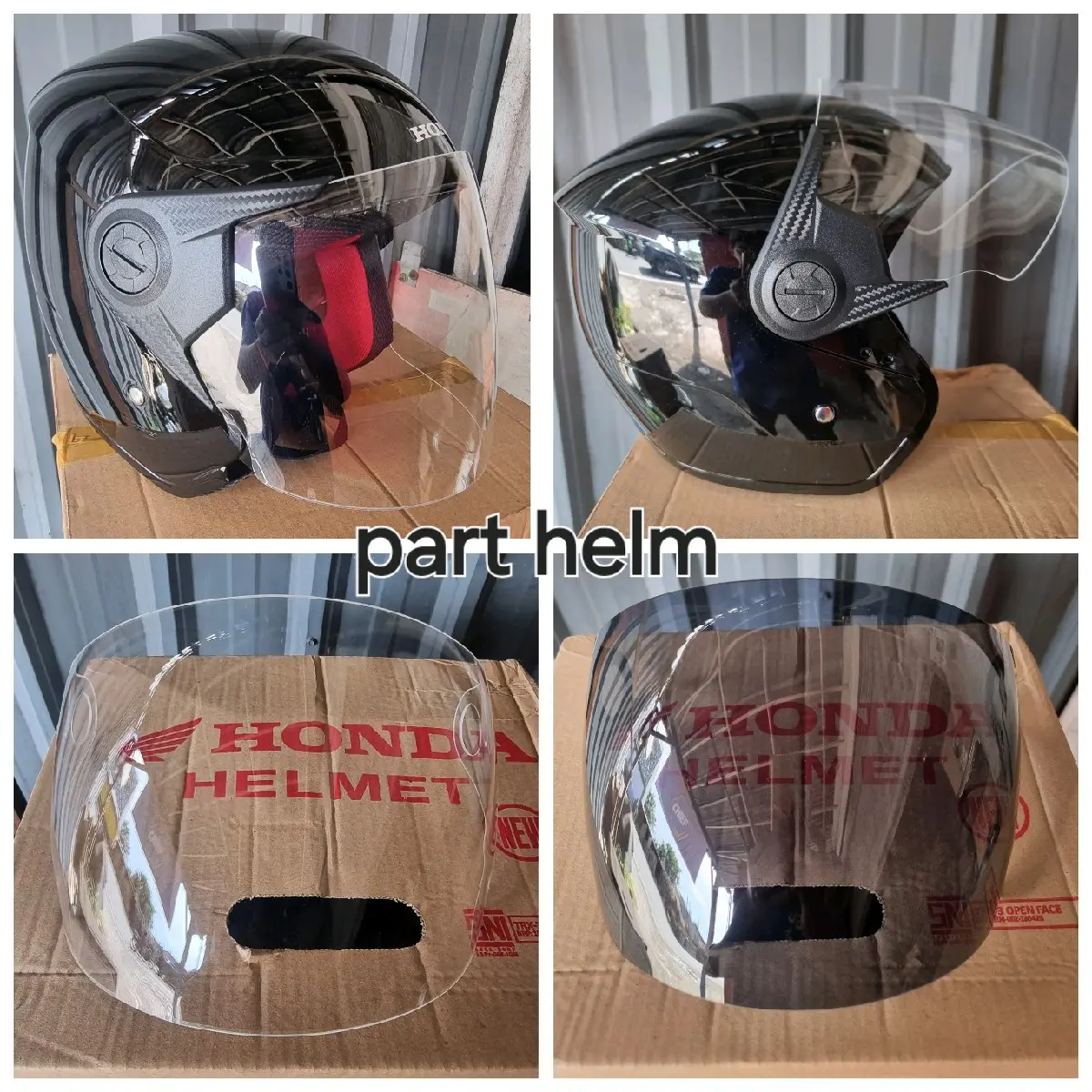 Kaca helm honda pcx160/ Helm Vario160