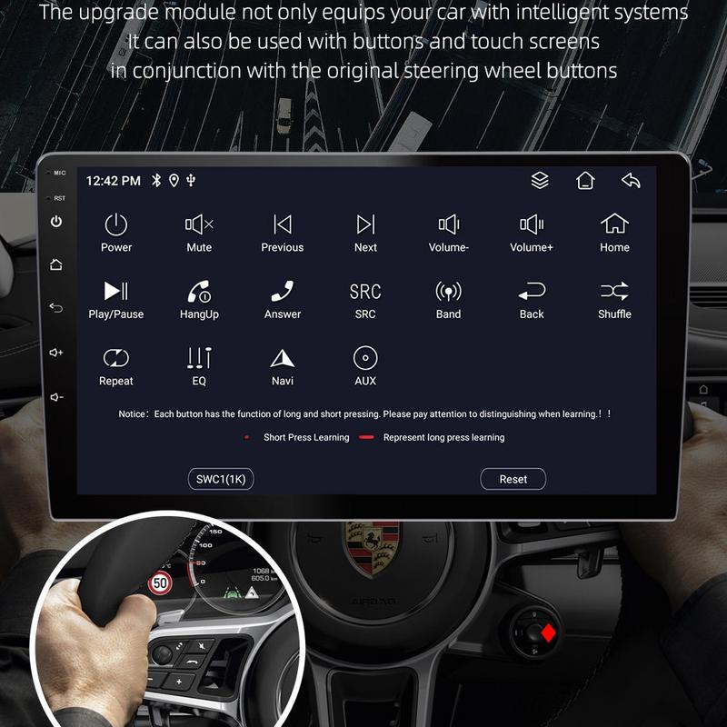 8Cores 8GB+128GB Head Unit Support Plug SIM Card IPS Car Screen Android 13 Mobile Navigasi , Built-in Fan Car Radio / FM radio player, GPS, Wifi, Bluetooth Untuk TOYOTA Daihatsu Mitsubishi android mobil Navigation 6