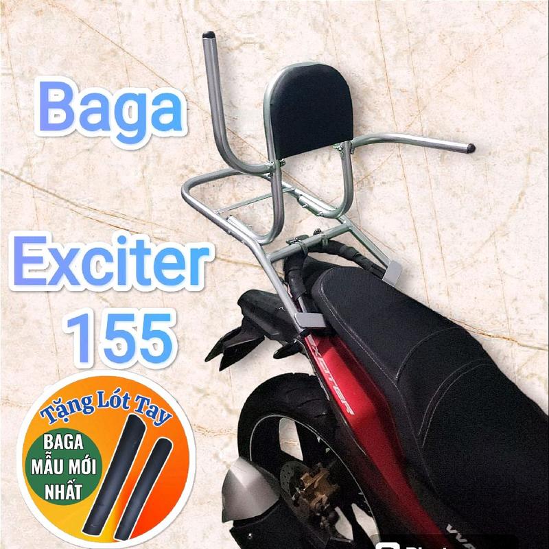    tặng lót tay  Baga Exciter 155.Mẫu Mới tháo rời được tay vịn 