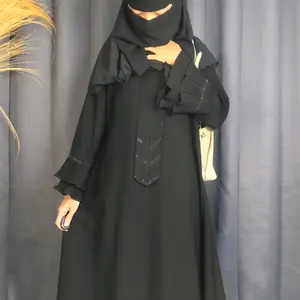 Abaya Nhajwa Matt Jetblack - Baju Muslim Wanita